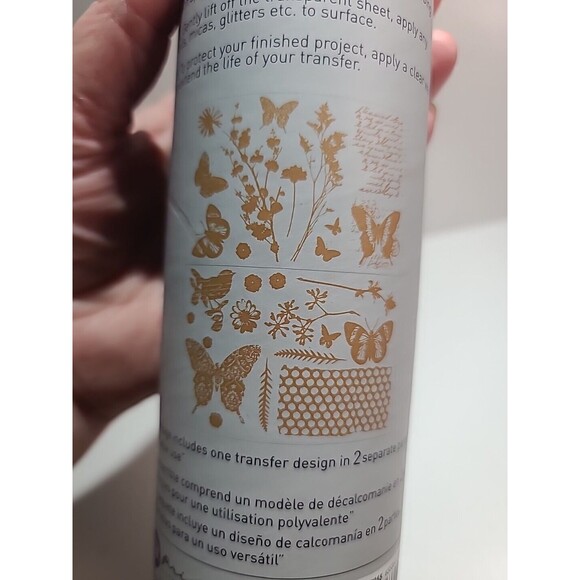 NEW Redesign Papillon Furniture Transfer Script Butterflies Floral RETIRED - Picture 6 of 10